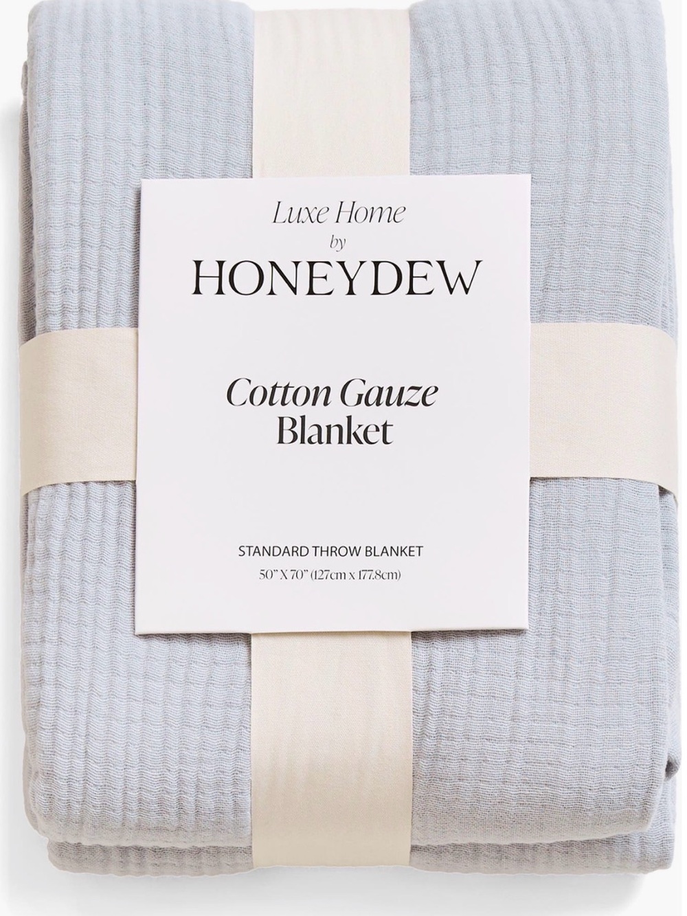 Honeydew Cotton Gauze Throw Blanket